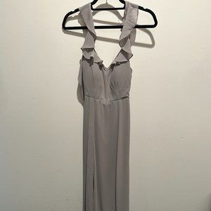 BHLDN Dianna Dress in Grey - Size Small